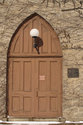 Front Entrance To The Barton Stone Church