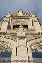 Stonework At The Top Of The Cathedral