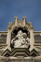 Statue At The Top Of The Cathedral