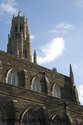 Cathedral And Tower From The Side