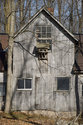 Closeup Of Historic Wooden House