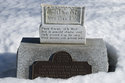 Broken Tombstone And Monument Plaque