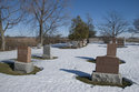 Tombstones In The Cemetery