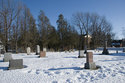 View Looking From Back Of Cemetery