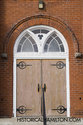 Front Entrance To The Brick Church
