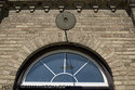 Covered Bulb Above Church Door