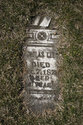 Buried Headstone