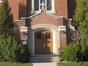 St. Boniface German Roman Catholic Church entrance detail