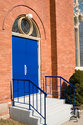 Blue Coloured Door