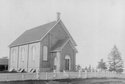 Bowman United Church old black and white