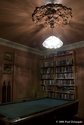 The Doors Library Pool Table And Chandelier