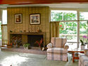The Roscoe House fireplace