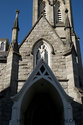 Side Entrance With Two Small Spires