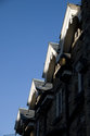 Row Of Peaked Roofs At The Back Of The Church