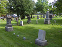 Looking over Bartonville Cemetery