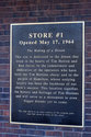 Tim Hortons Store One plaque