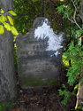 Jane Sniders grave, the only tombstone left here