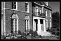 Angle View Of The Front Windows And Entryway