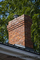 Close Up Of Brick Chimney
