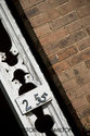 Closeup Of The Brick and Woodwork Detailing