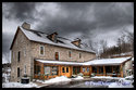 Upper Side Of The Historic Old Mill In Ancaster