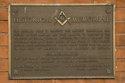 Masonic Plaque